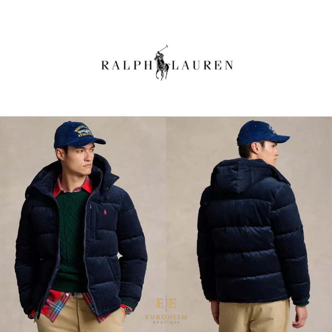 폴로랄프로렌 코듀로이 패딩 M 상품이미지3