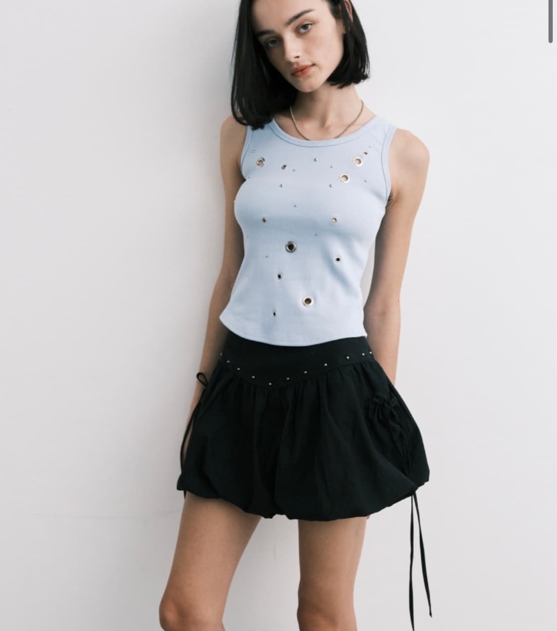 미드나잇무브 bl 스커트 블랙 S 상품이미지3