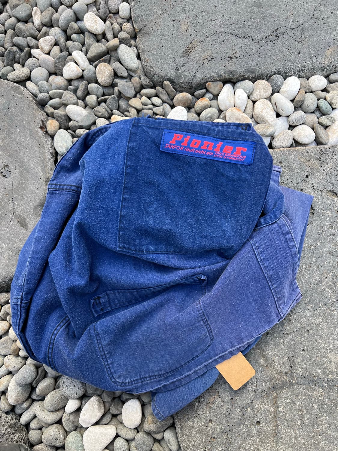 HARD FADED OLD VINTAGE HBT 헤링본트윌 프렌치워크자켓 상품이미지3