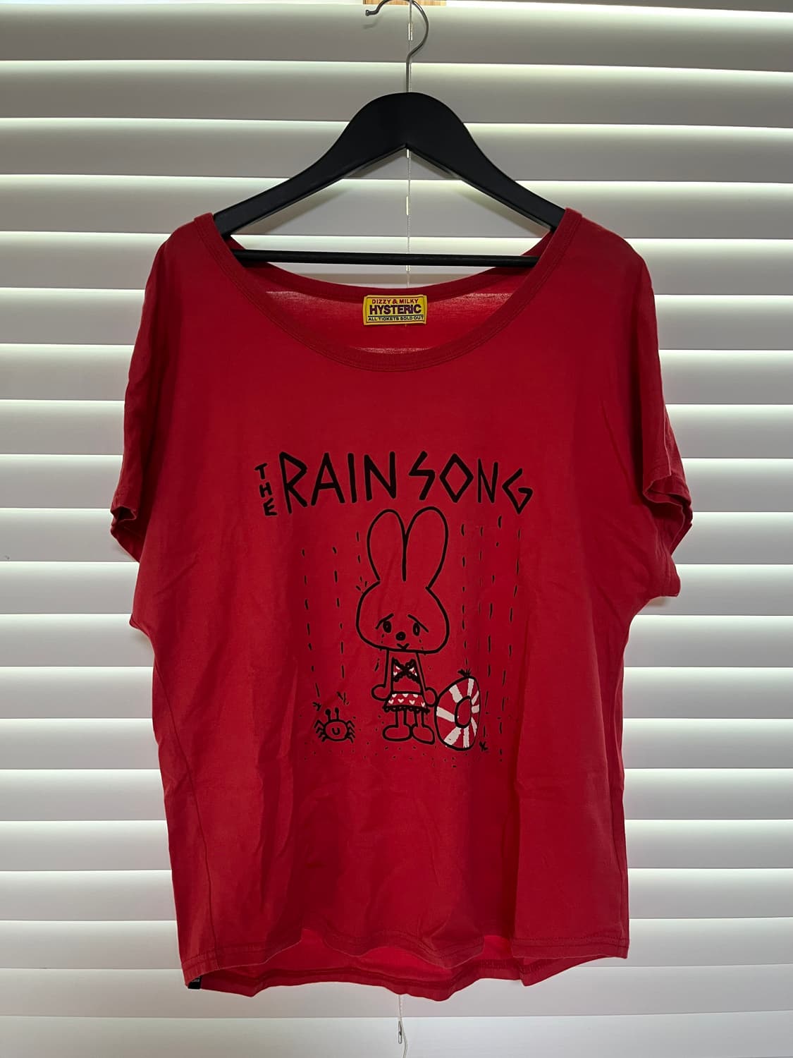 Hysteric Glamour 레드 티셔츠 상품이미지1