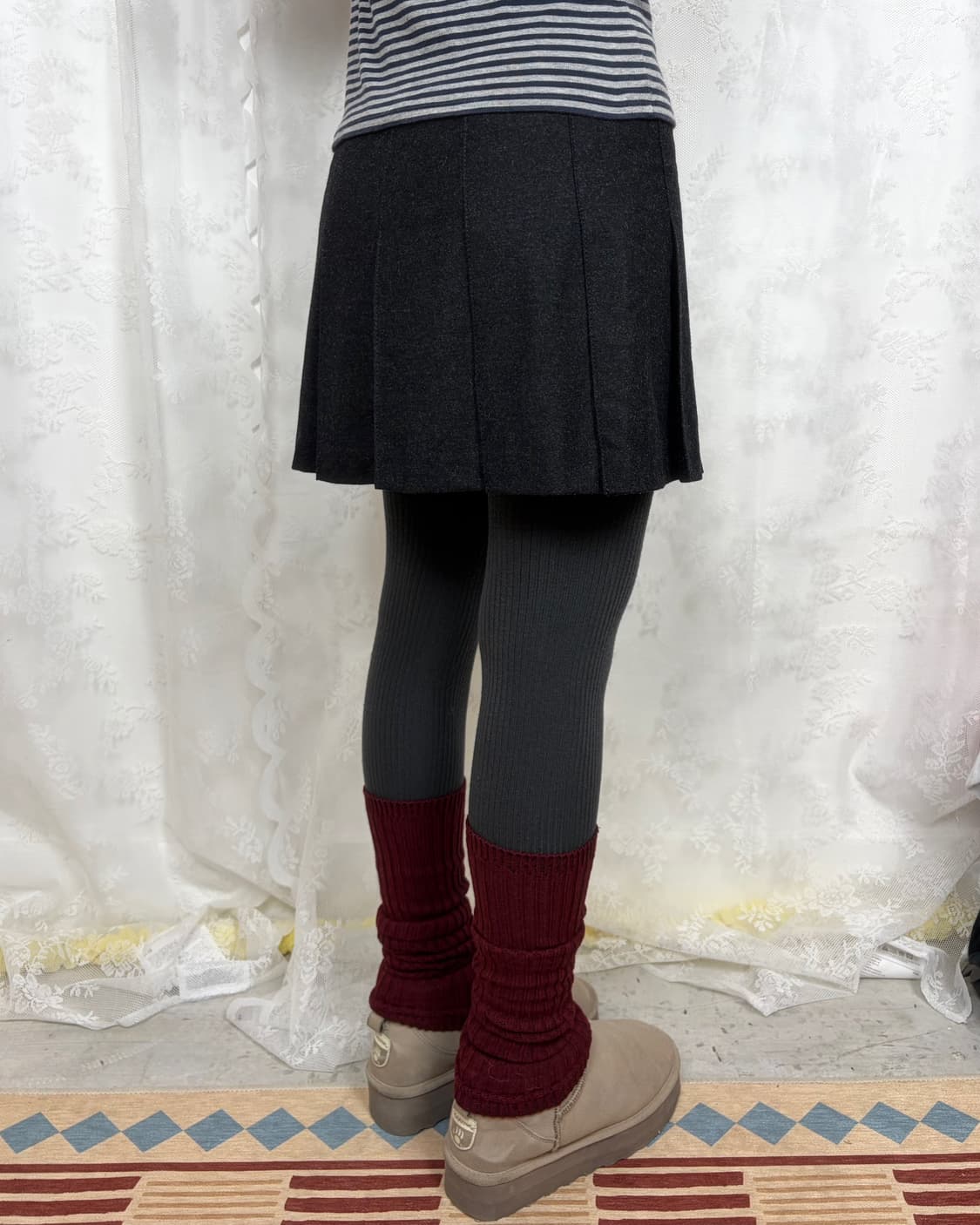 BURBERRY BLUE LABEL pleated wool skirt 상품이미지9