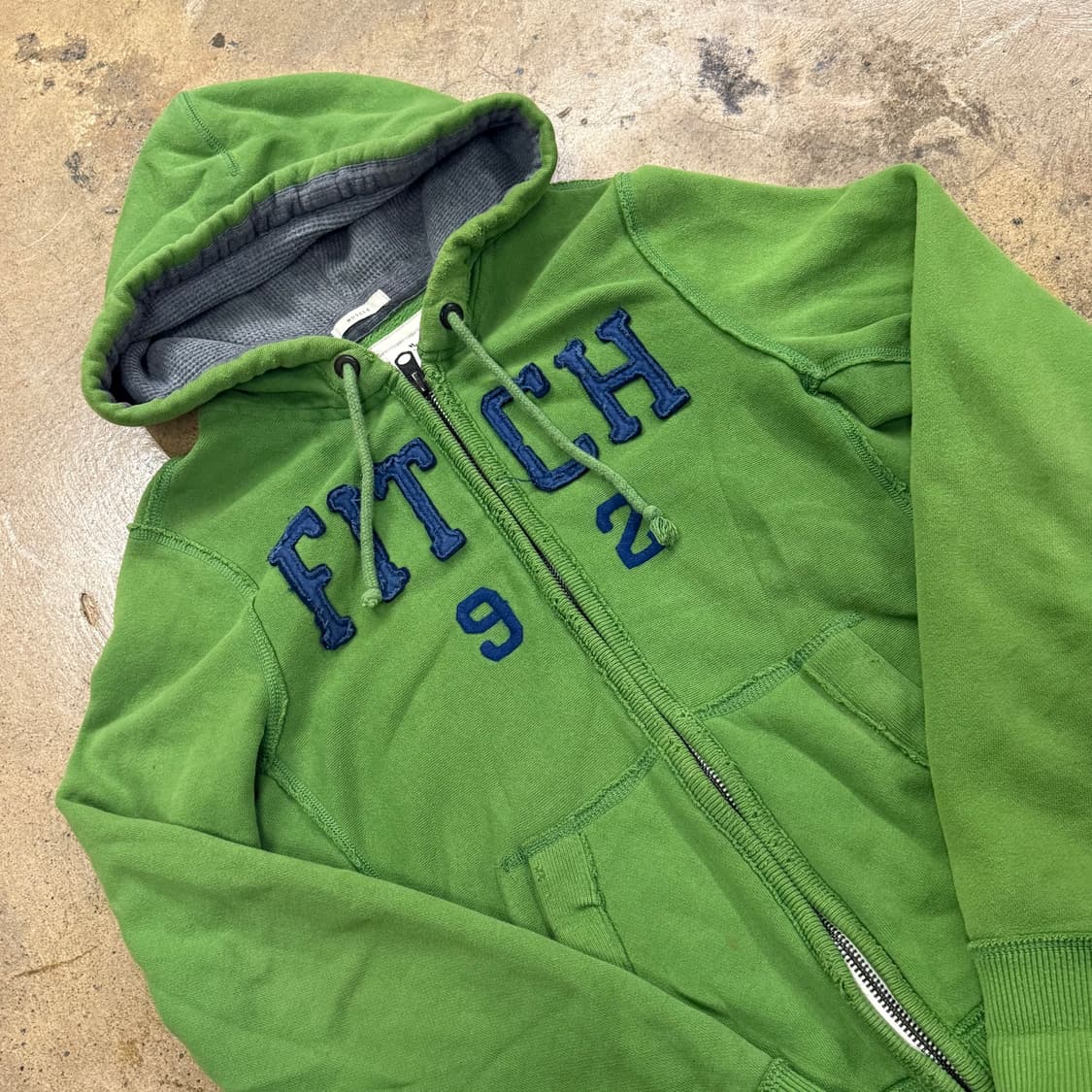 아베크롬비 말차 그린 후드집업 상품이미지1