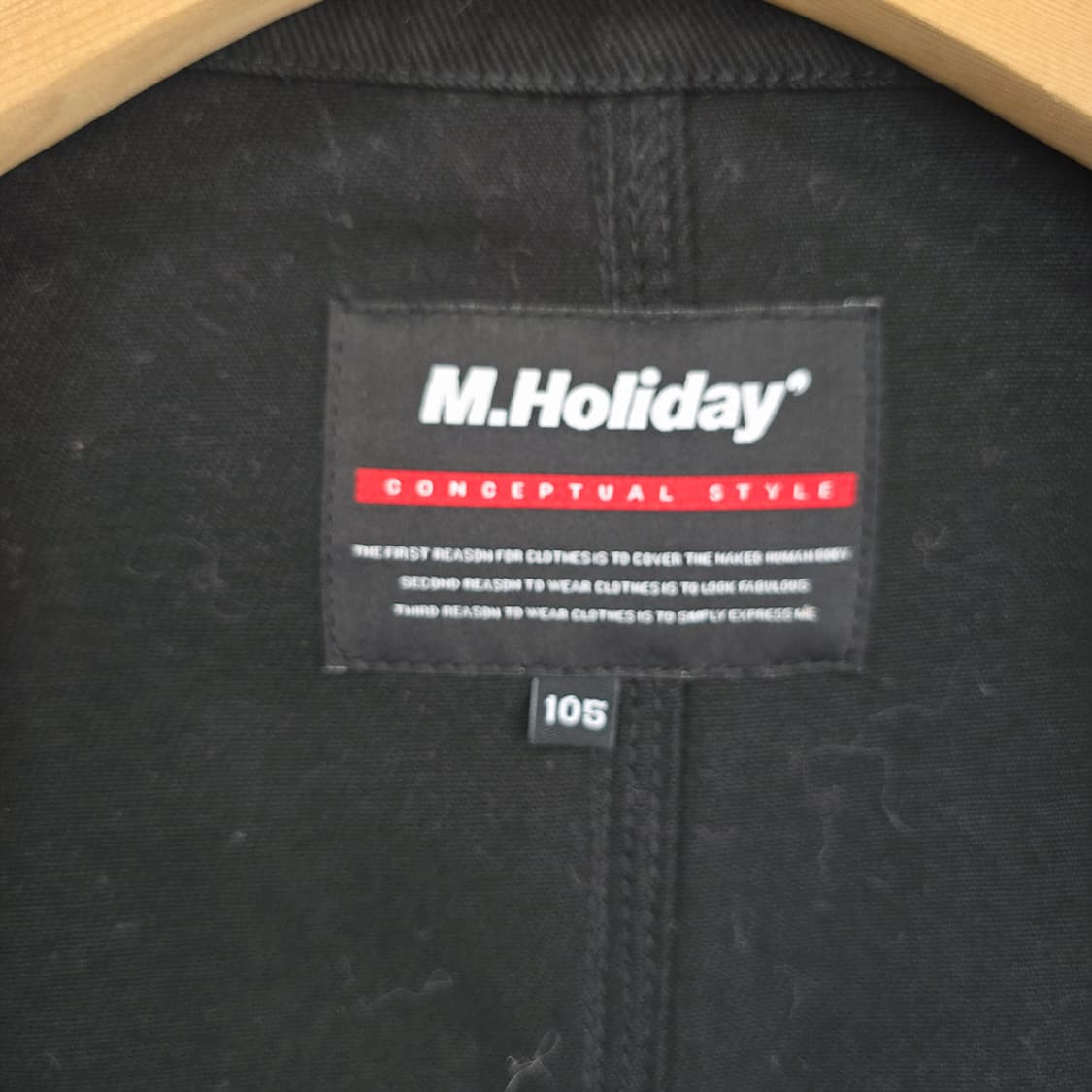 엠홀리데이 M.Holiday 포켓 자켓 블랙 105 상품이미지6