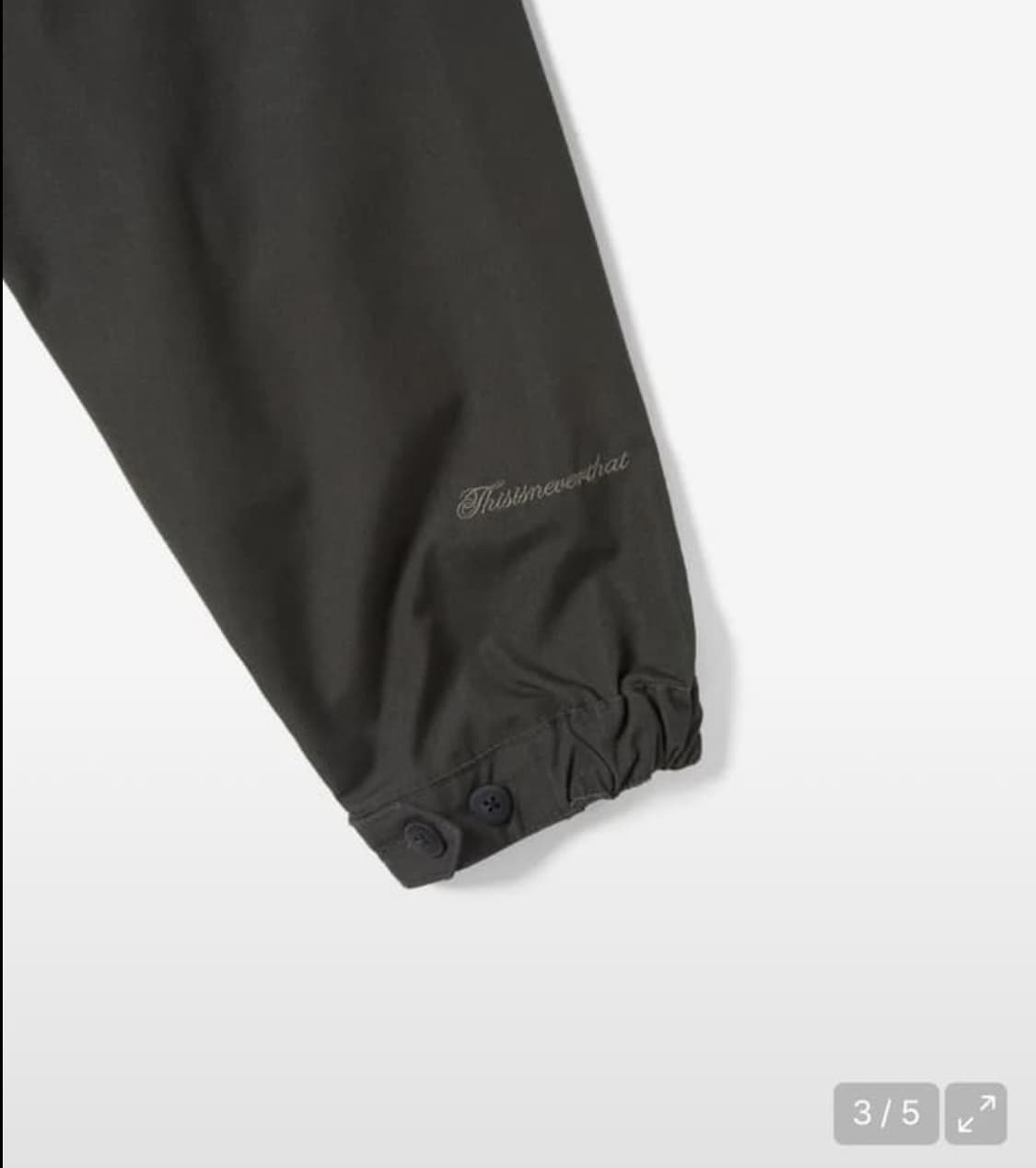 디스이즈네버댓 헤링턴 자켓 차콜(S) 상품이미지3