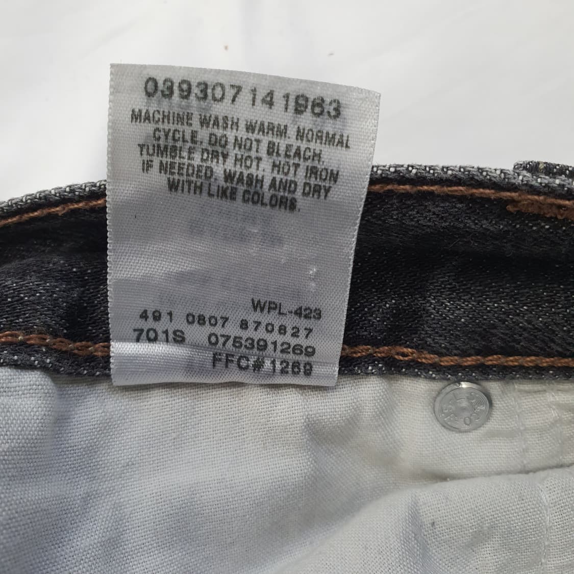 Levi's 539 빈티지 스트레이트핏 흑청데님(32) 상품이미지7