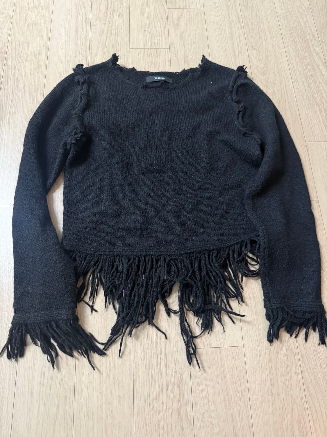 다이애그널 니트 상품이미지1