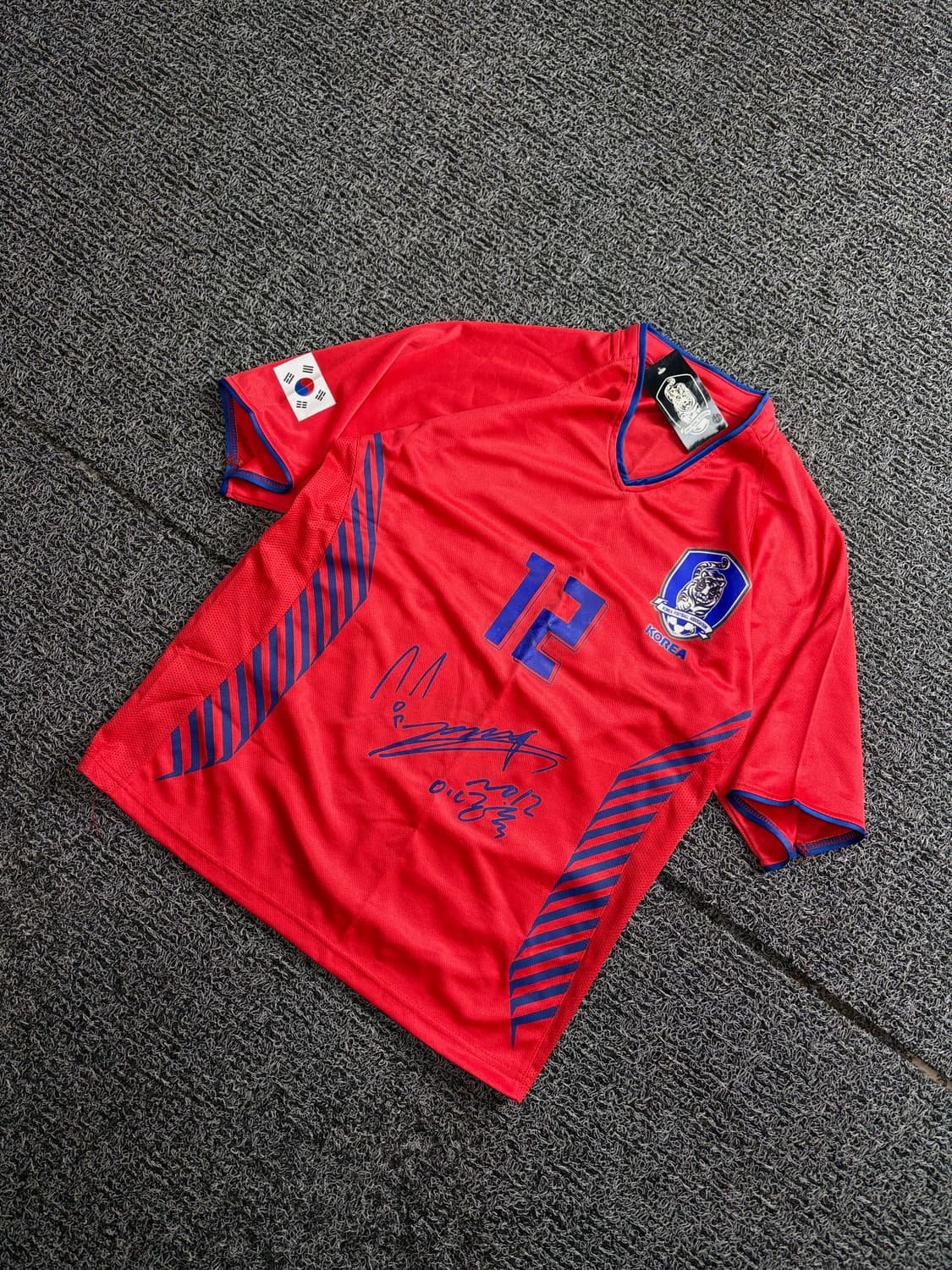 나이키 06-08 국대 이영표 싸인 풋볼 유니폼 2649 상품이미지1