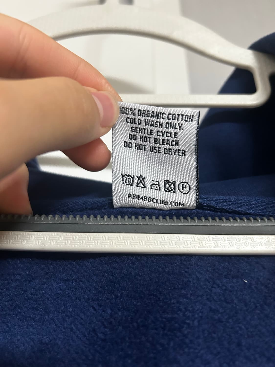 아킴보클럽 후드집업 네이비 상품이미지6