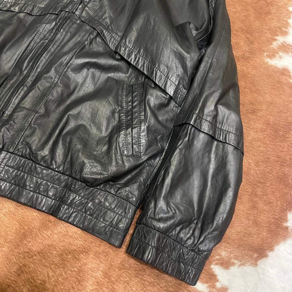 Vintage leather jacket 상품이미지3