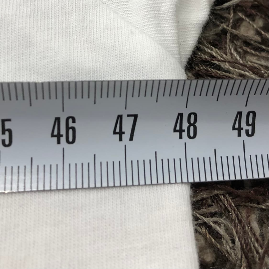 M 엠포리오 아르마니 로고 화이트 반팔 티셔츠 상품이미지5