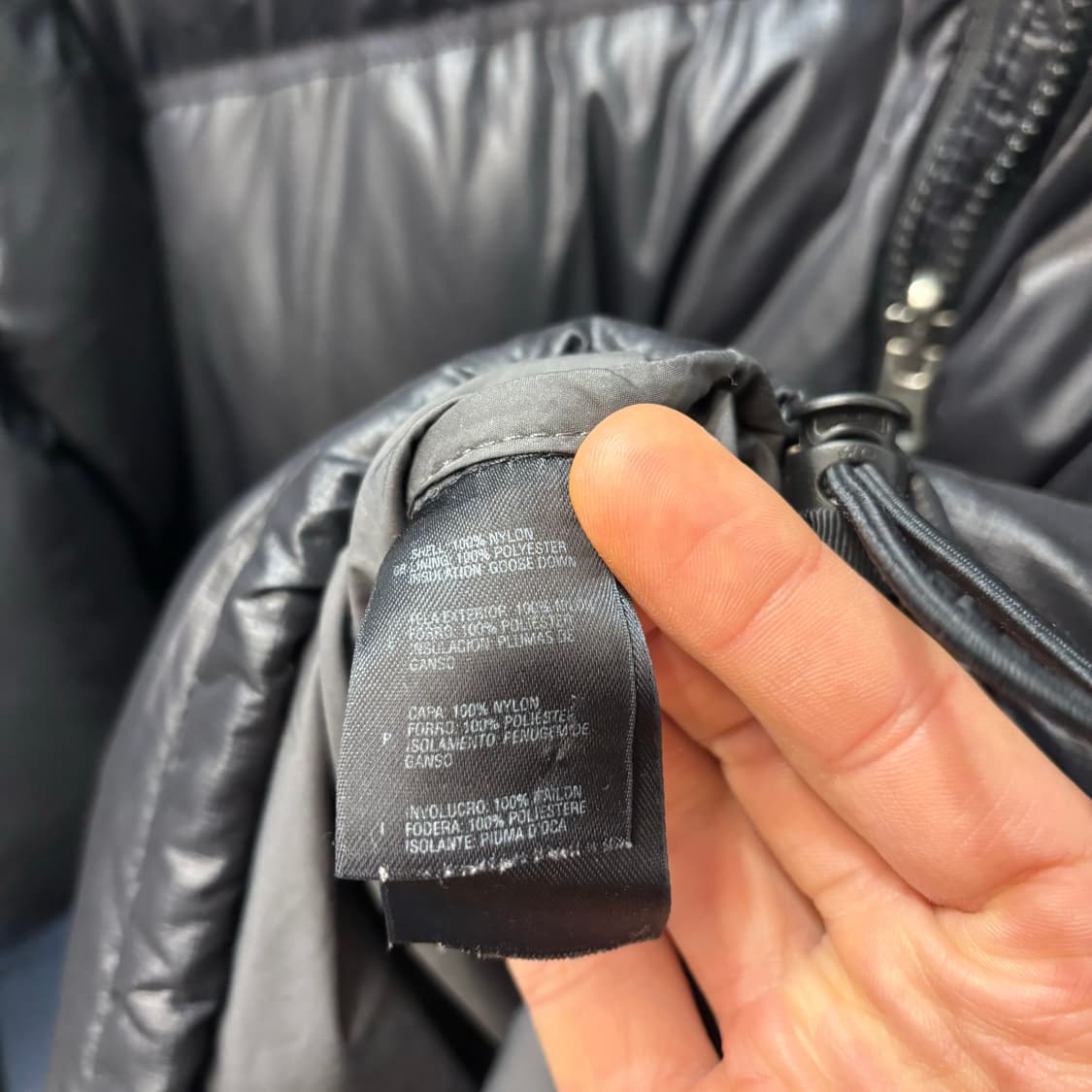 노스페이스 블랙 눕시 700 필파워 S 상품이미지7