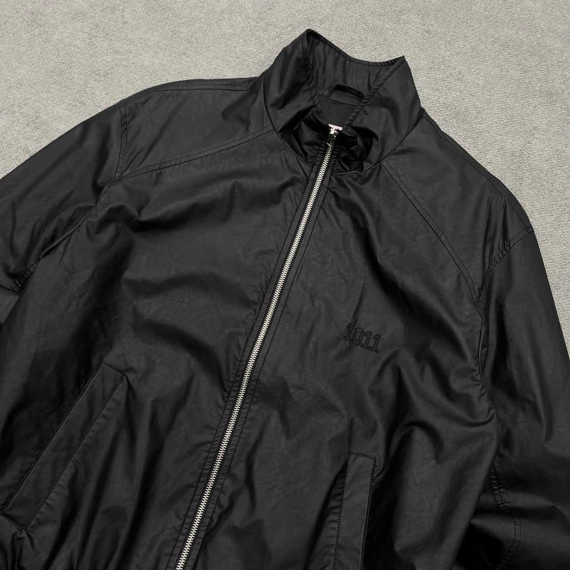 F 1011갤러리 자수 로고 레더 투웨이 집업 자켓 상품이미지2