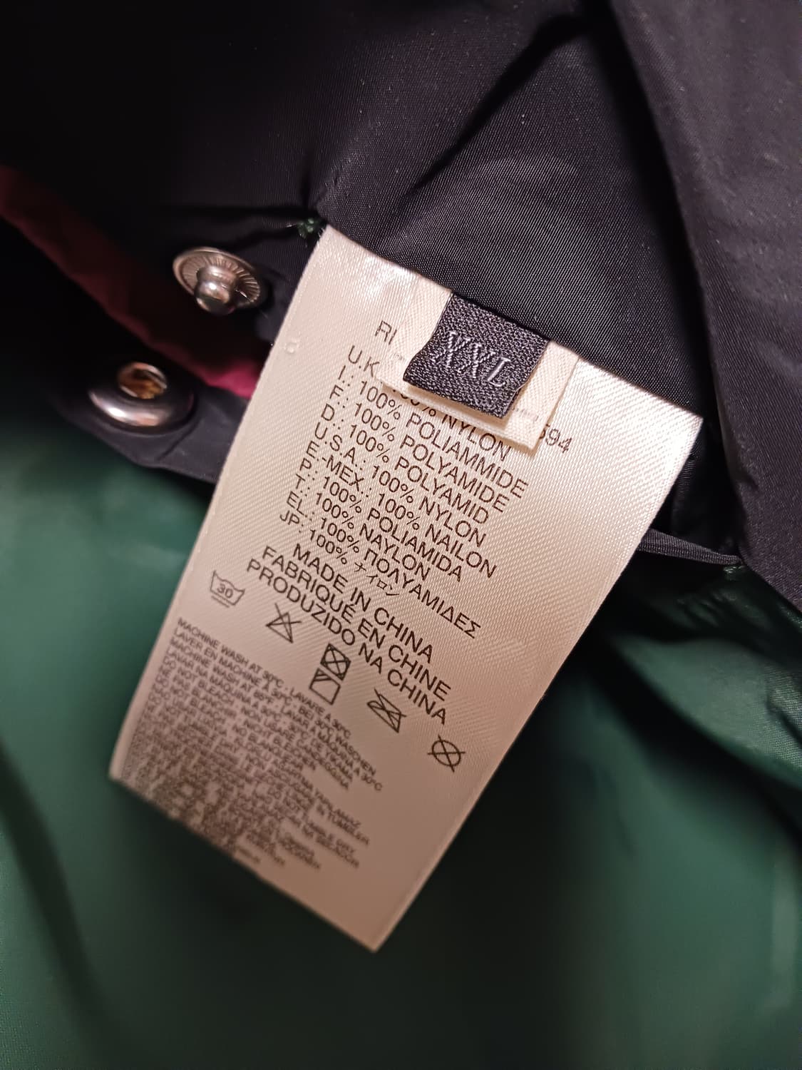 디젤 나일론 바이커 블루종 상품이미지3