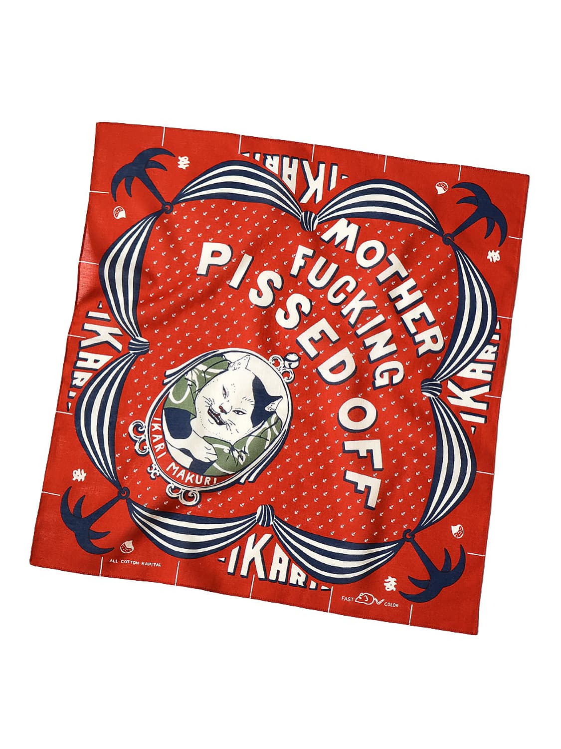 캐피탈 컬러드 반다나 앵그리 레드 EK-645 상품이미지1