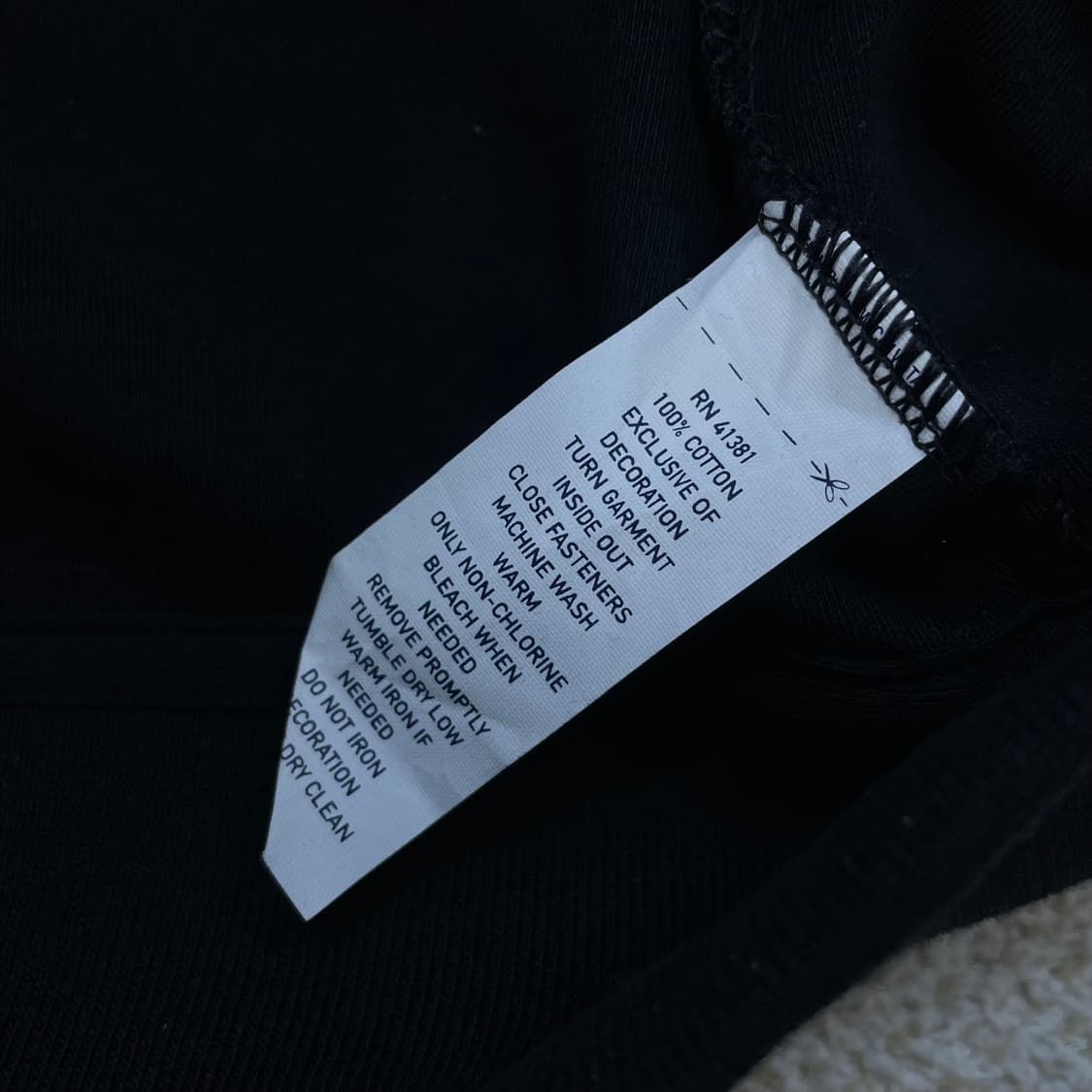 폴로 랄프로렌 포니 로고 스웻 집업 자켓 블랙 상품이미지5