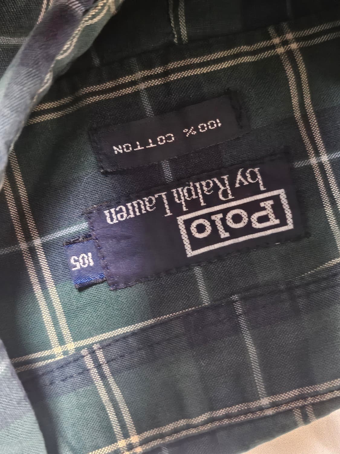 90s 폴로 랄프로렌 플란넬 셔츠 105 상품이미지4