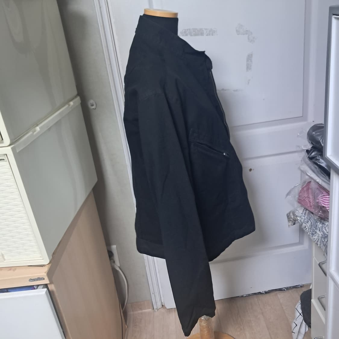 DKNY 남성 블랙 자켓 데님자켓 블루종 L 상품이미지4