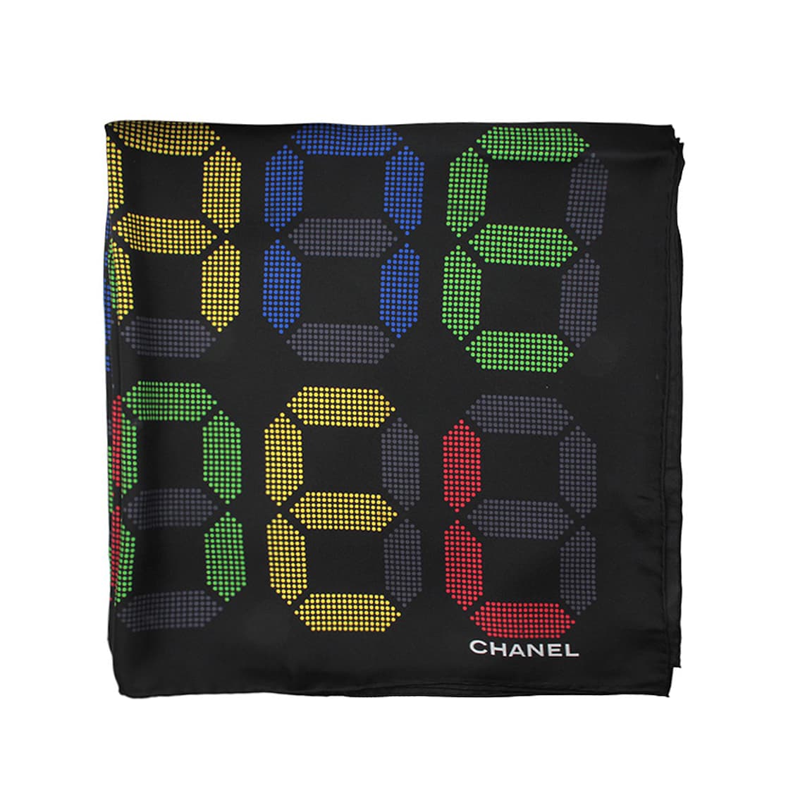 샤넬 도트 매트릭스 실크 스카프 점보 상품이미지2