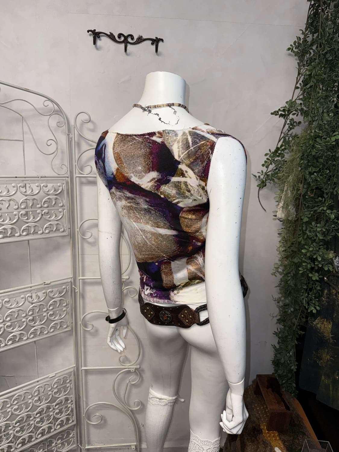 Vivienne Westwood printed draping 슬리브리스 상품이미지8