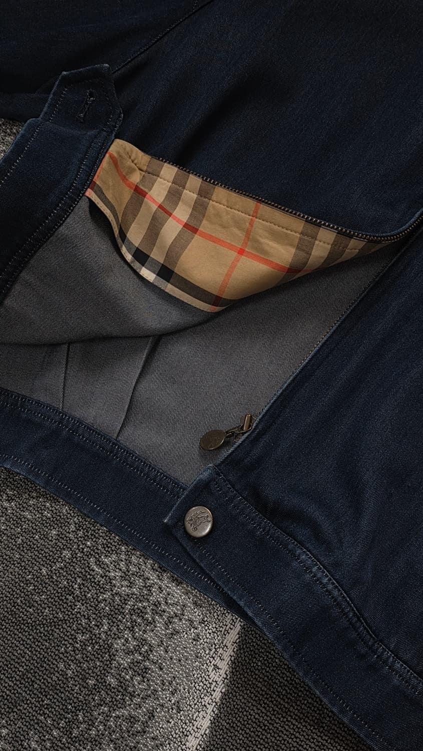 희귀매물> 버버리 데님 해링턴자켓 블루종 스윙자켓 55 상품이미지5