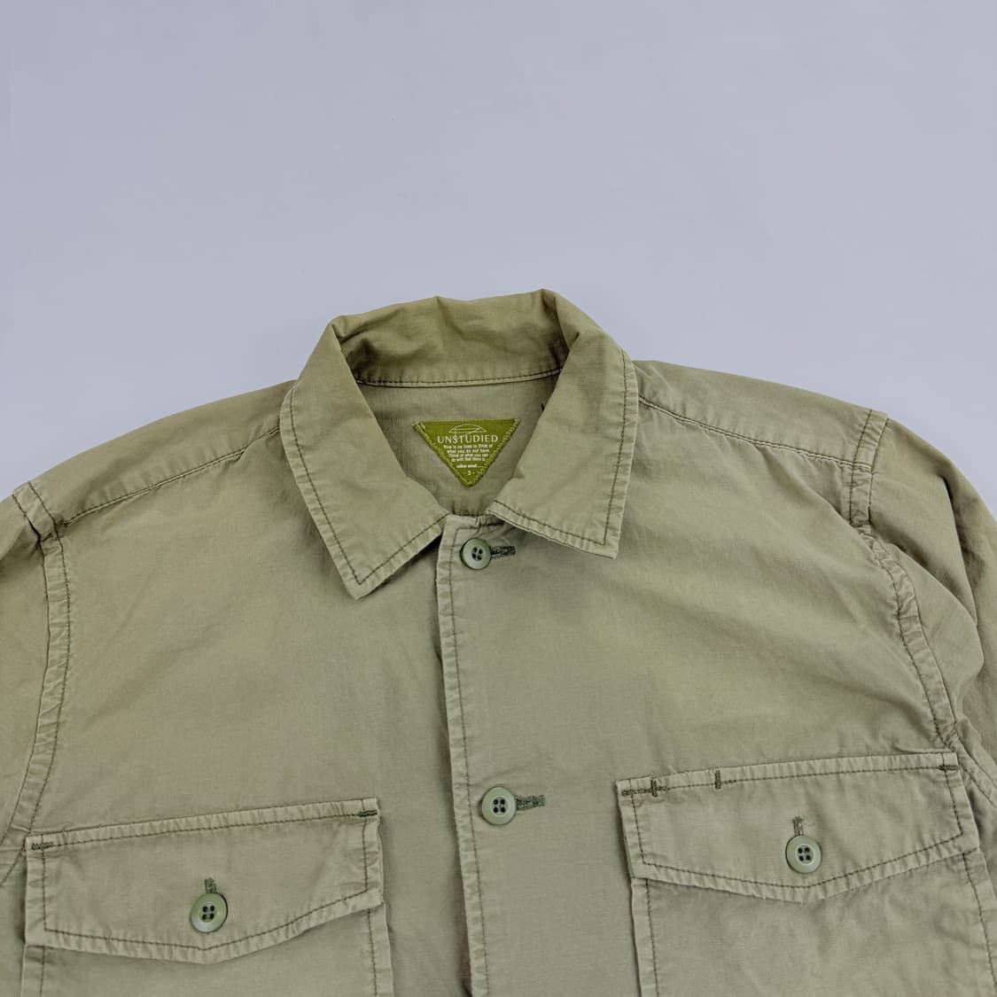 Nikoand unstudied 올리브 셔츠 상품이미지2