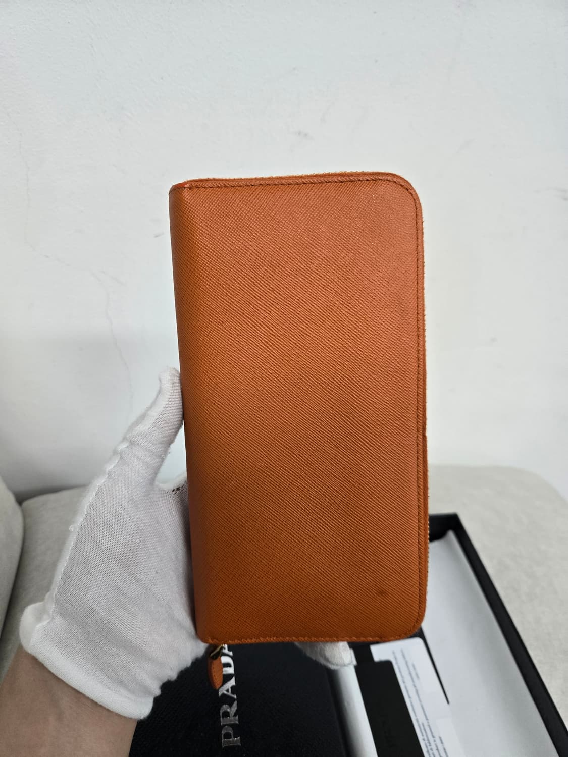 [보증서 정품] 프라다 사피아노 지퍼 장지갑 상품이미지5