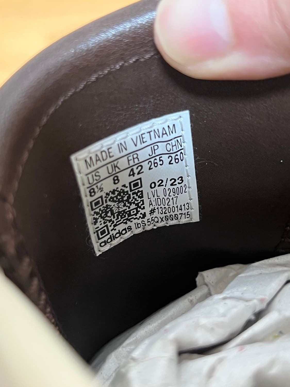 아디다스 웨일즈보너 삼바 에크루 틴트 260-265 상품이미지5