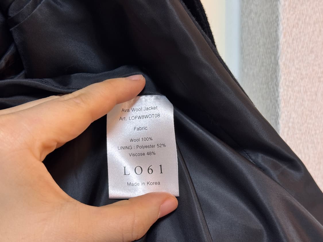 [팝니다]lo61 ava wool jacket / 엘오육일 아바 울 자켓 상품이미지9