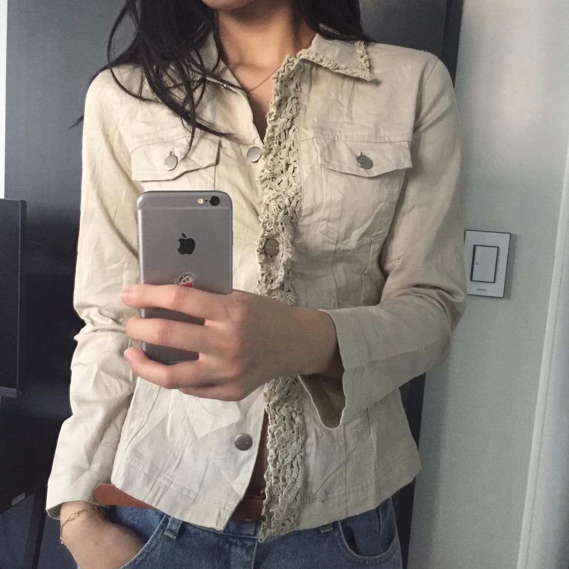 Lest rose 레이스 플라워 자켓 상품이미지1