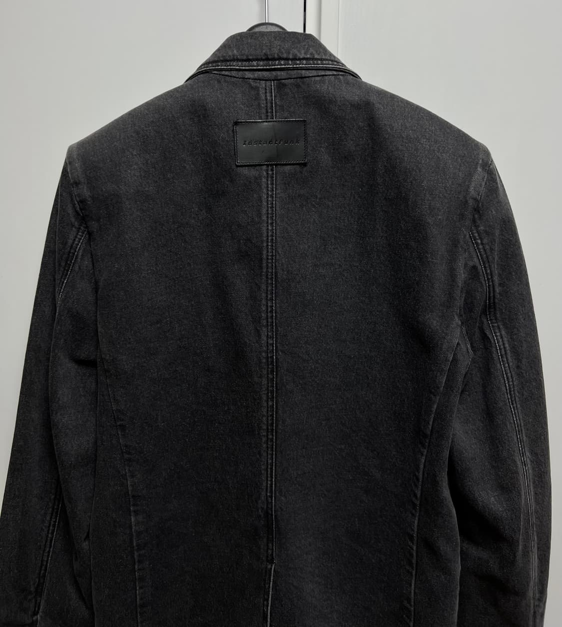 인스턴트펑크 블랙 데님자켓 청자켓 흑청 상품이미지5