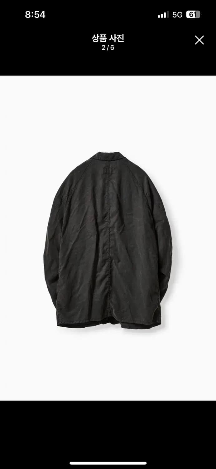 이얼즈 어고  리오셀 셔츠 자켓 더스티블랙 상품이미지2