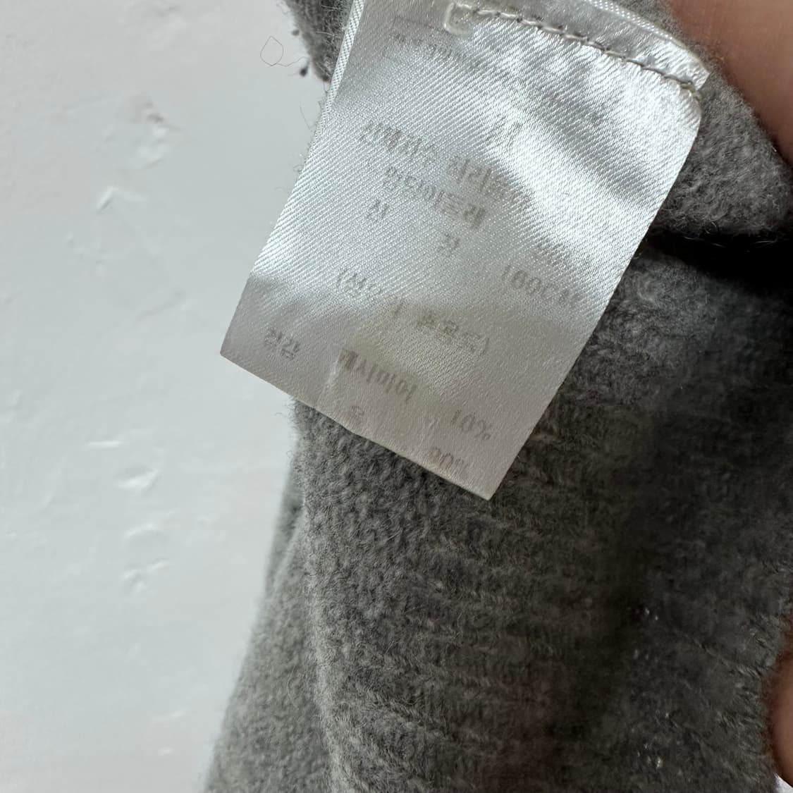 자딕앤볼테르 울 캐시미어 하트 자수 후드 니트 M사이즈 J33 상품이미지9