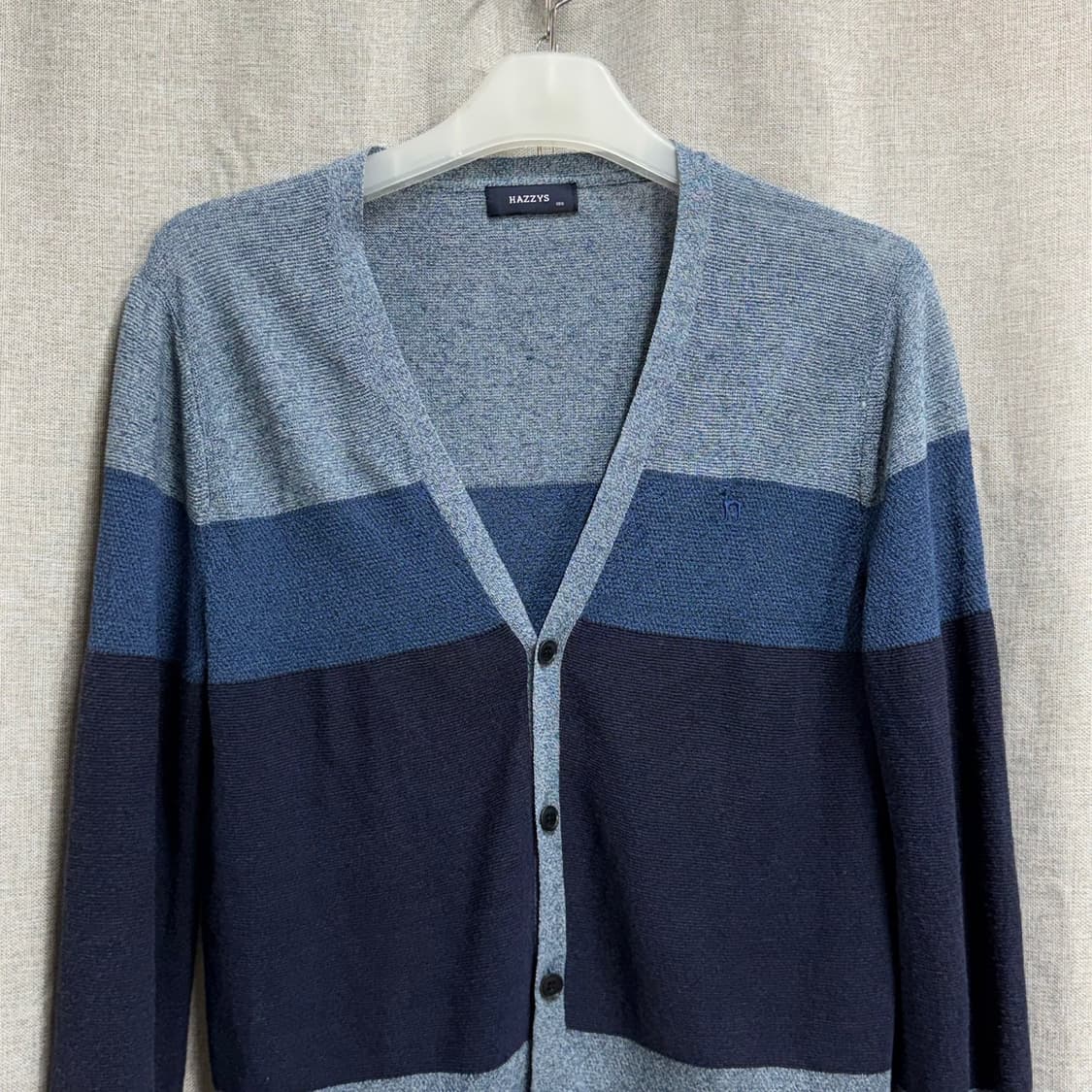 [100] 헤지스 Hazzys 남성 린넨 + 아사면 가디건 상품이미지3
