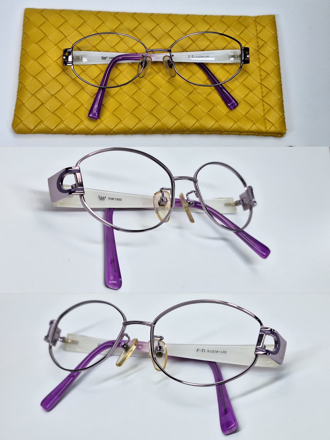 FALCHI NEW YORK FNF1002 꽃무늬 티타늄 안경테/여성안경 상품이미지4