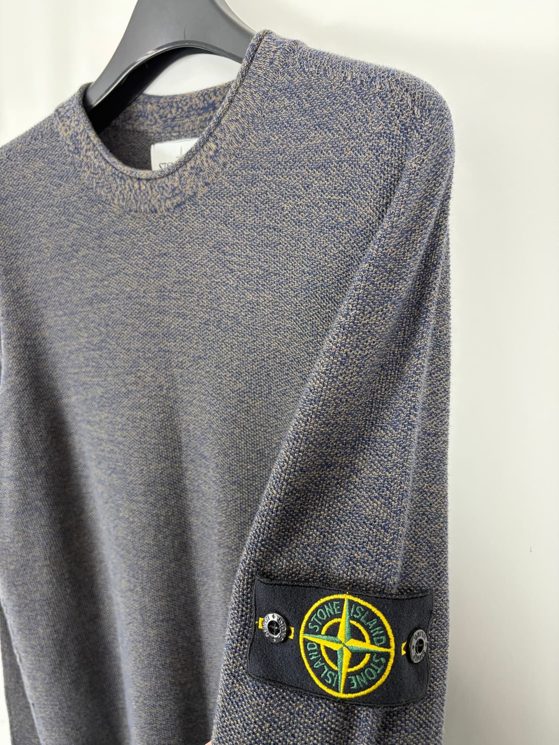 a41) 스톤아일랜드 11주년 와펜 롤링넥 니트 상품이미지2