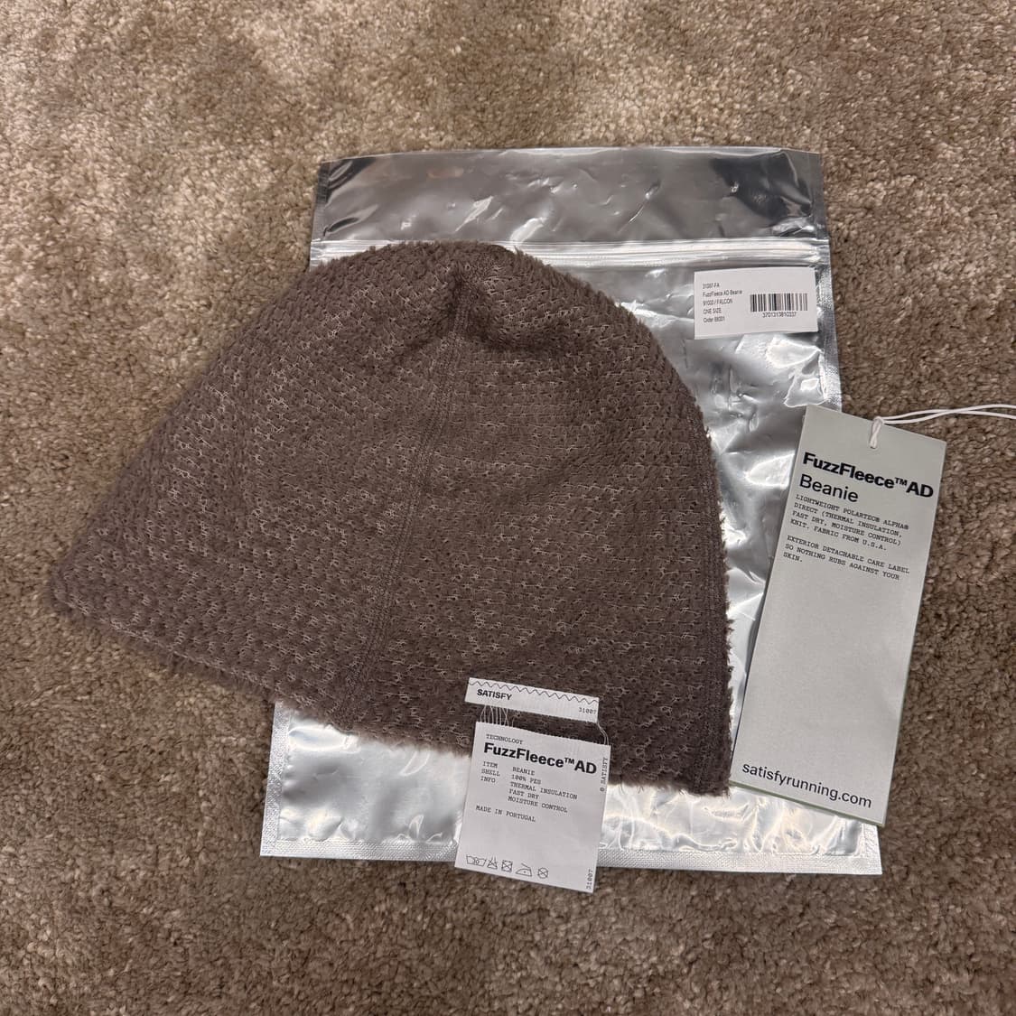 새티스파이 퍼즈플리스 비니 팔콘 상품이미지1