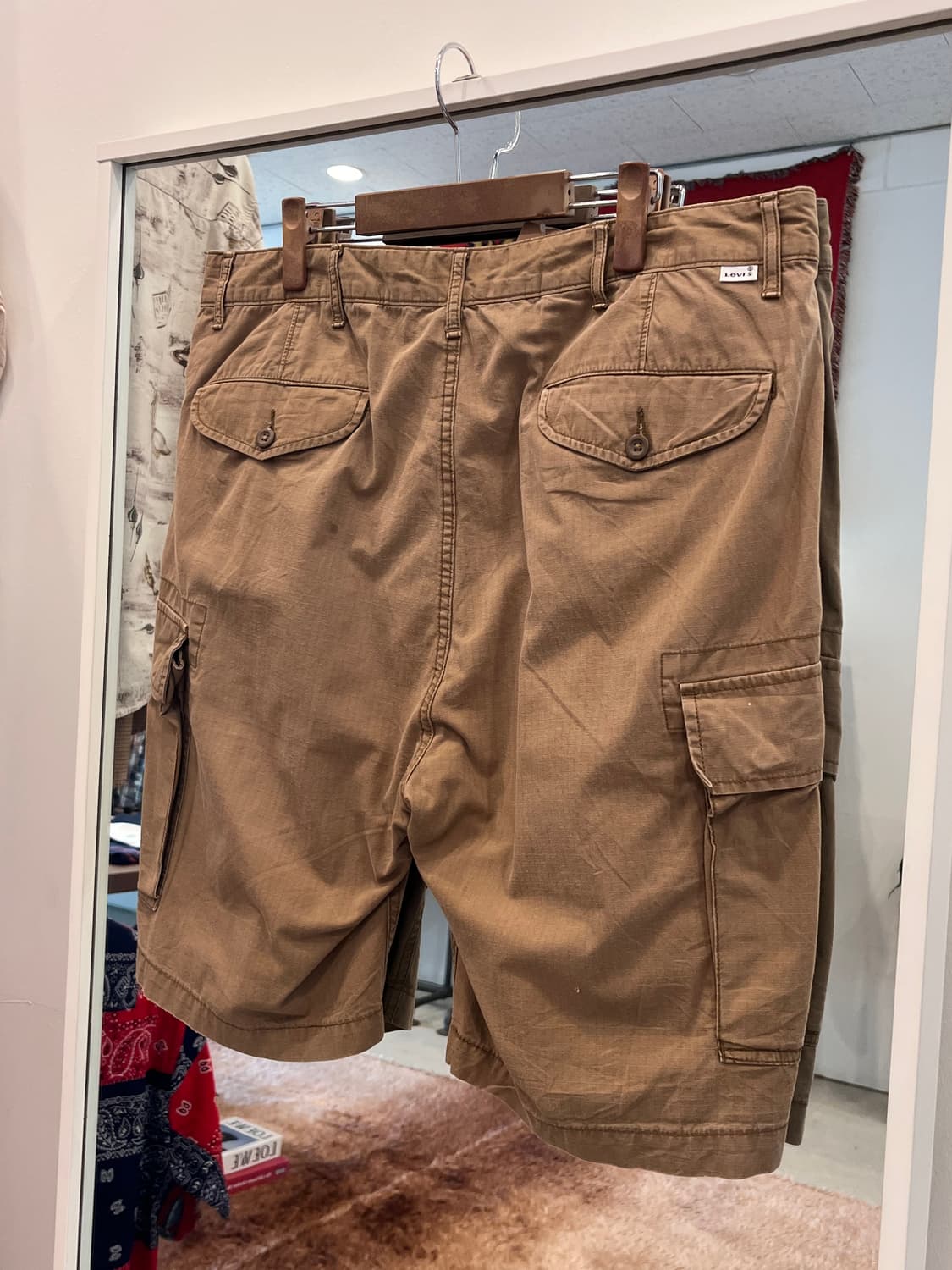 Levis 리바이스 립스탑 카고 하프 팬츠 (36-37inch) 상품이미지4