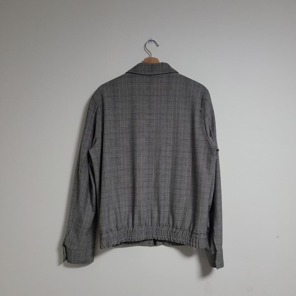 (L) 자라 ZARA 체크 패턴 숏 자켓 점퍼 상품이미지6