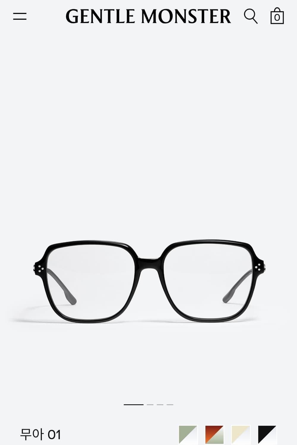 젠틀몬스터 무아 01 안경테 상품이미지1