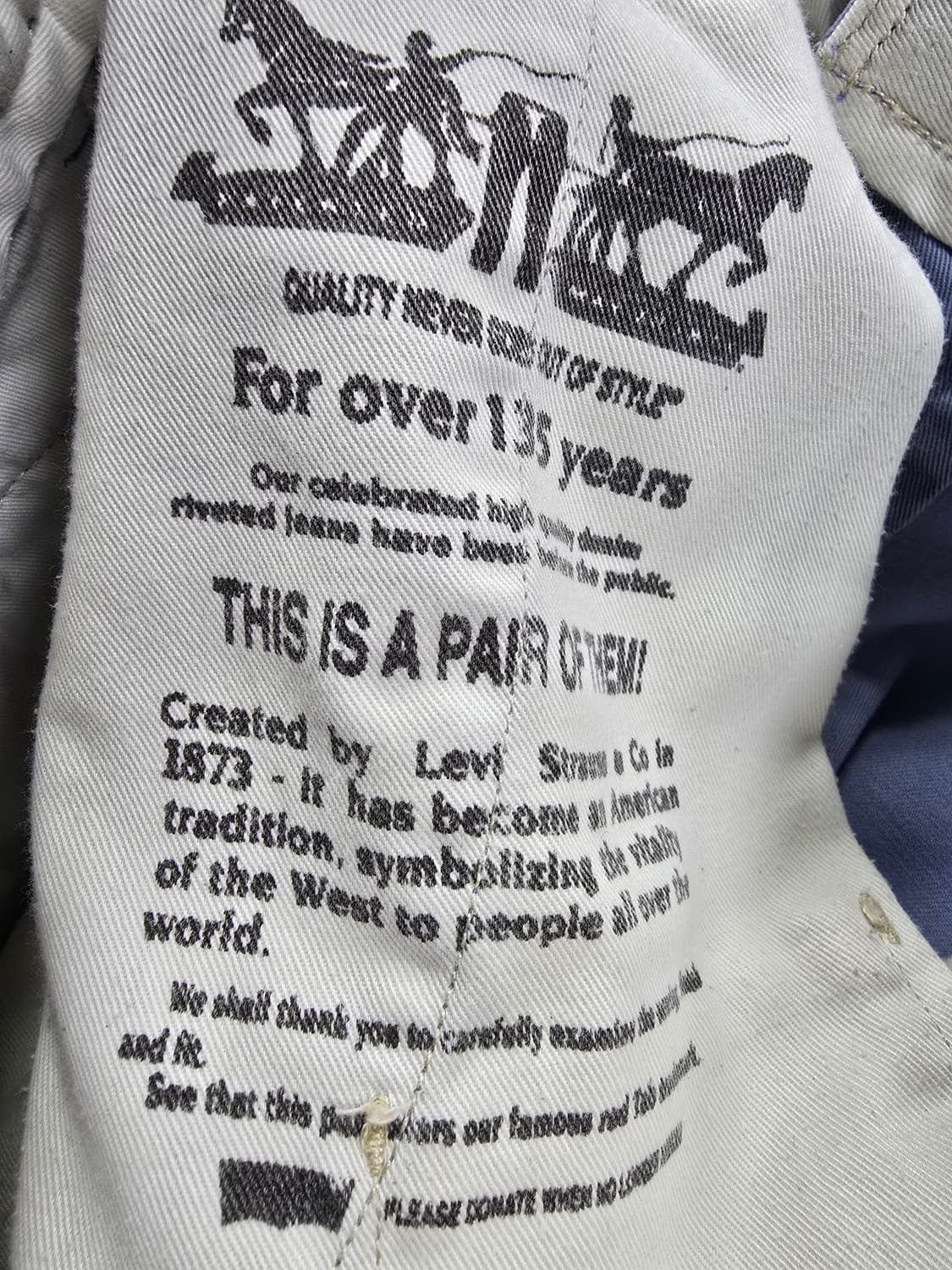 리바이스 반바지 블루 면바지 (1531) 상품이미지6