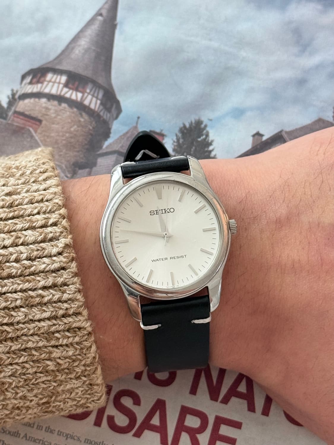 Seiko 세이코 라운드 Quartz 상품이미지5