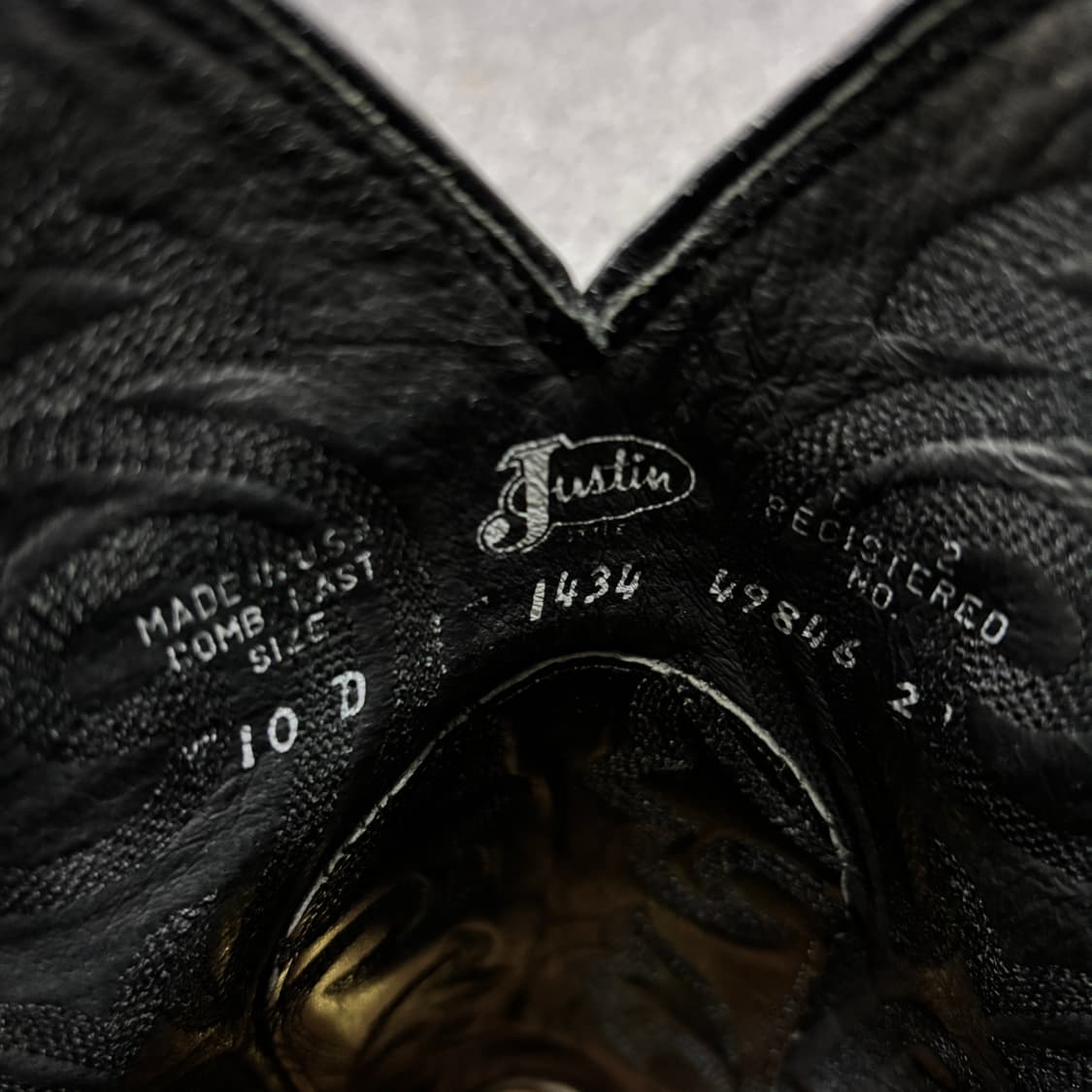 저스틴 justin 웨스턴 부츠 10D (270~275) 상품이미지9