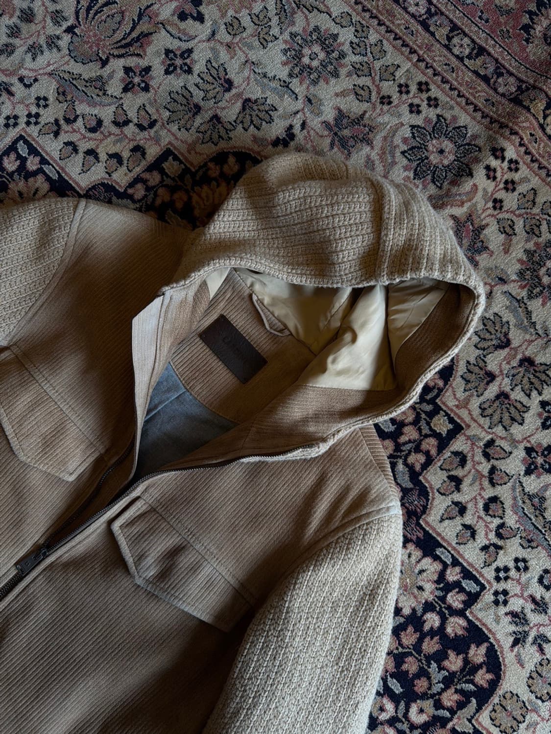 라르디니 스웨이드 니트 자켓 100 상품이미지3