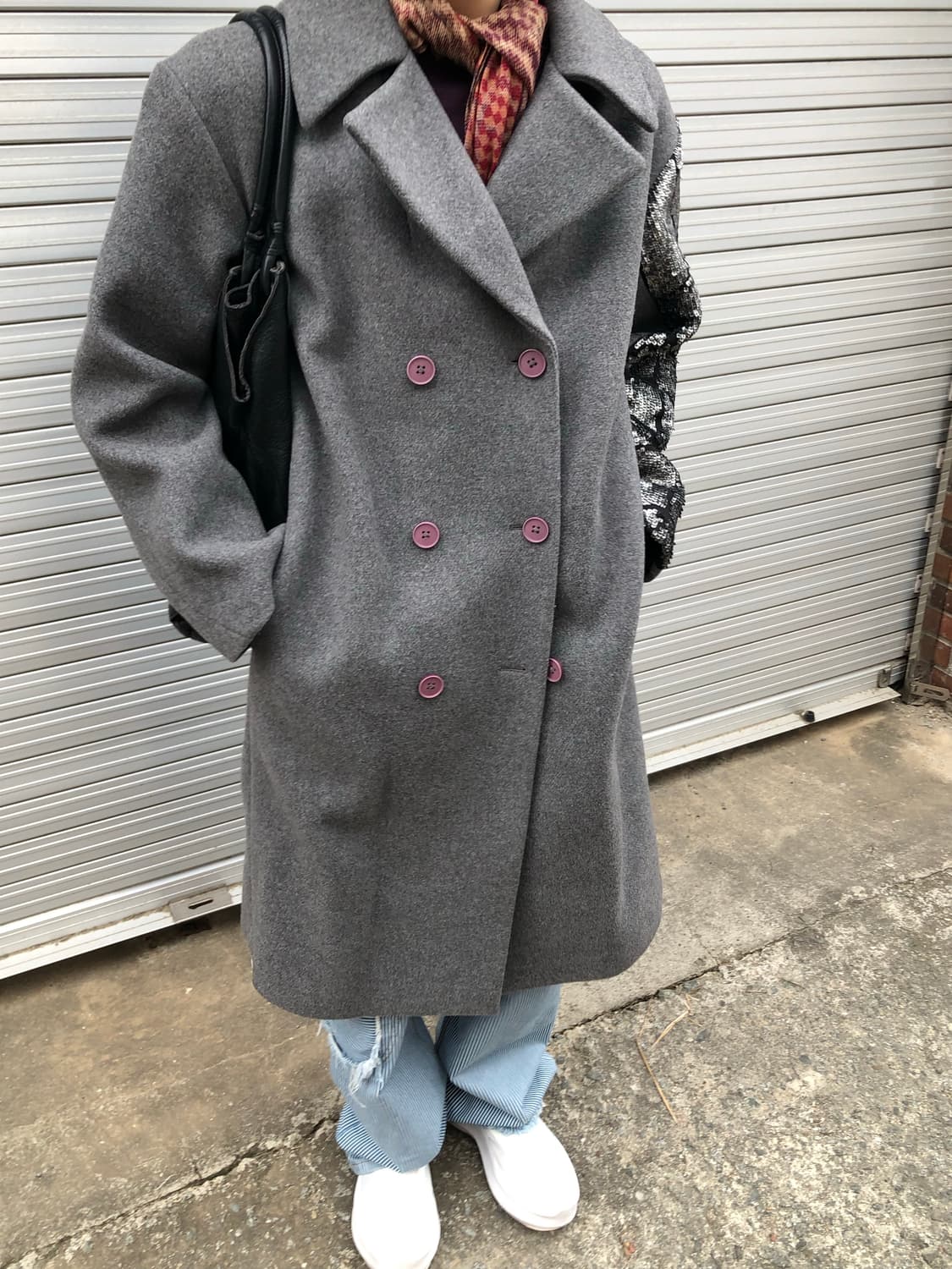 DKNY 스팽글 코트 상품이미지3