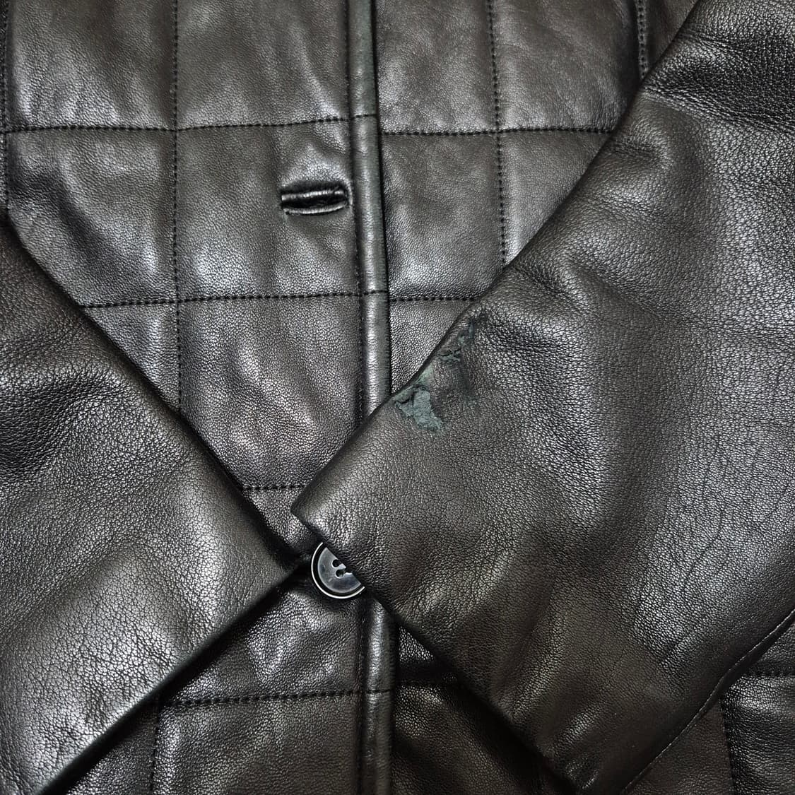 Mabrun 마브런 여성 퀄팅 양가죽 자켓 (77) 상품이미지4