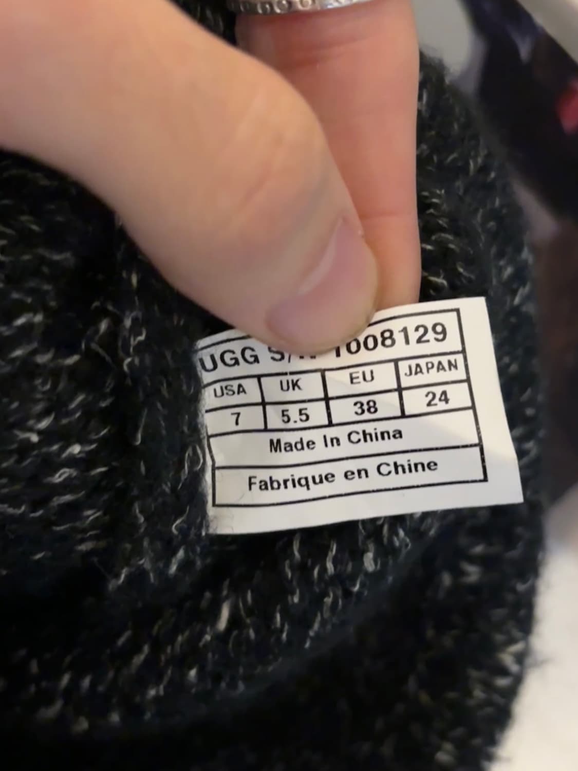 어그 니트 스웨이드 부츠 상품이미지6