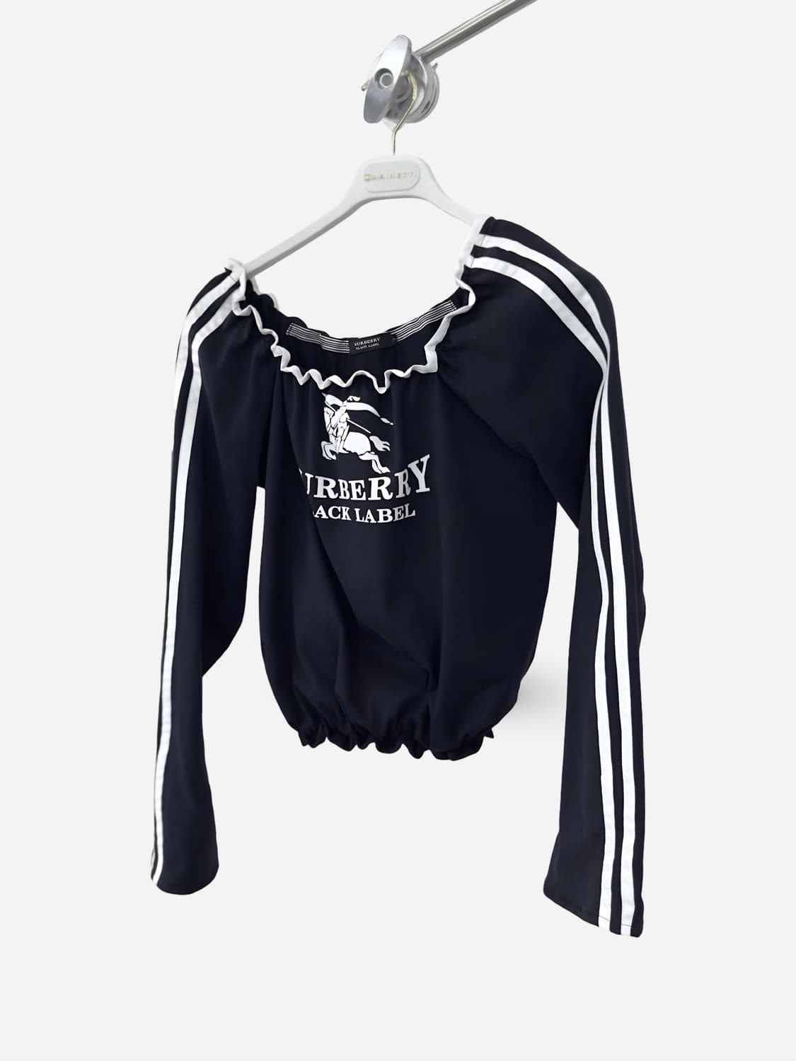 Burberry Velvet Print Shirring Top 상품이미지1