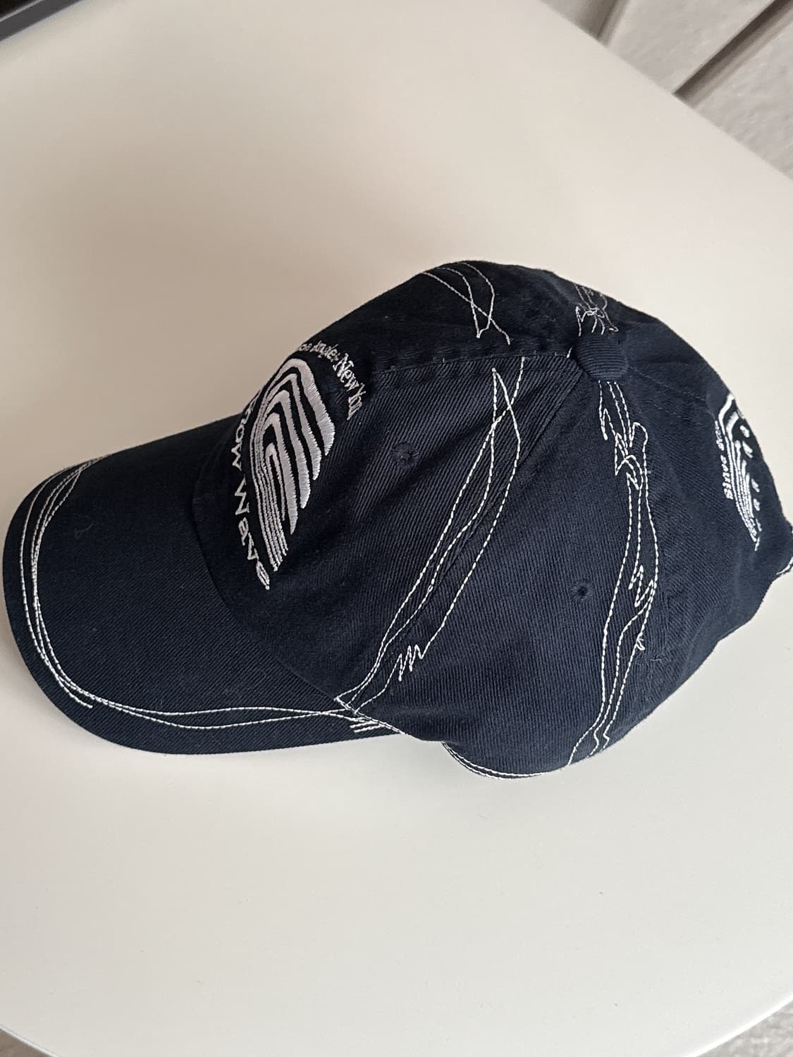 노우웨이브 레코드 볼캡 네이비 상품이미지2