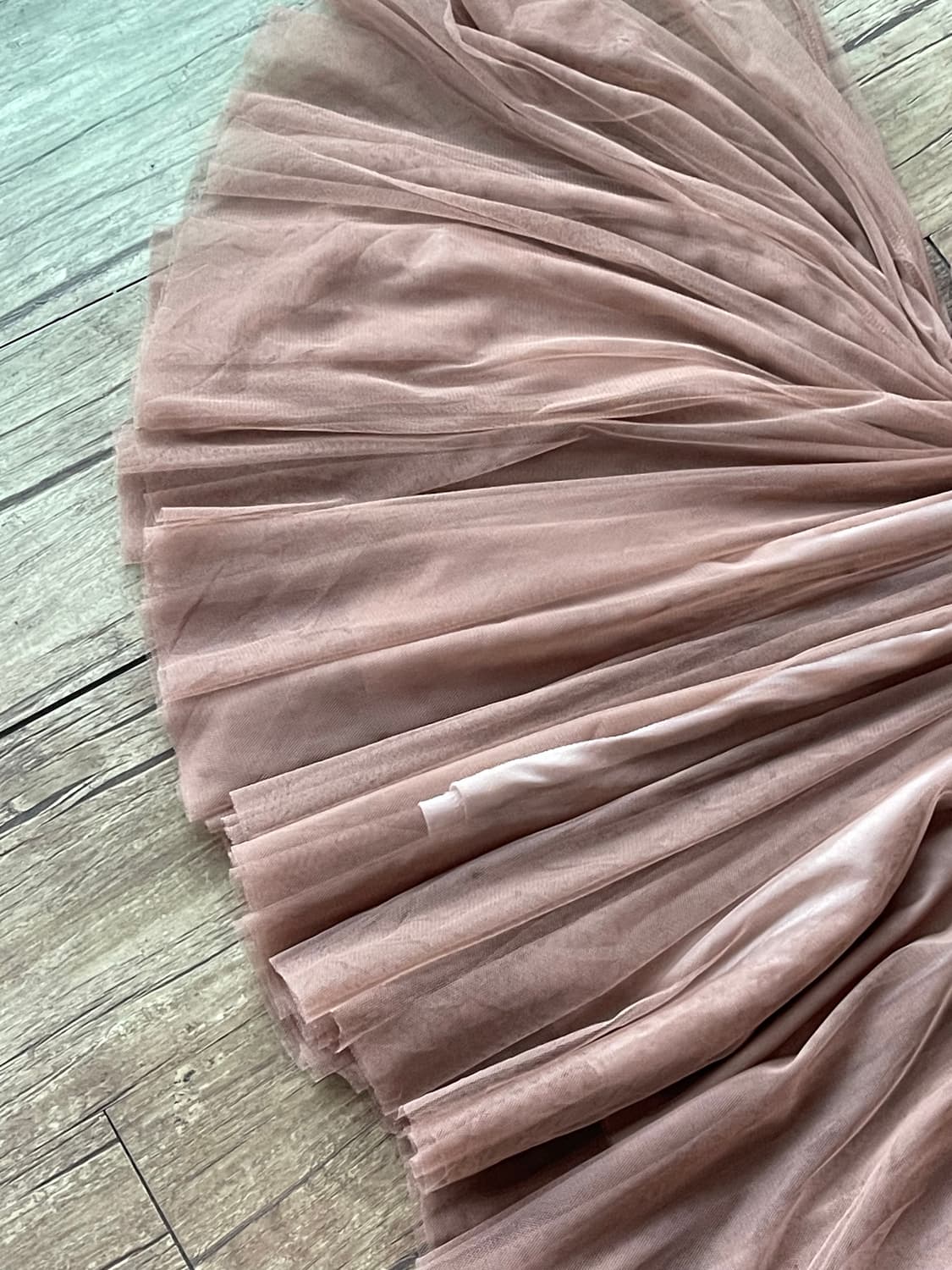 Chiffon Tulle Long Skirt 상품이미지2