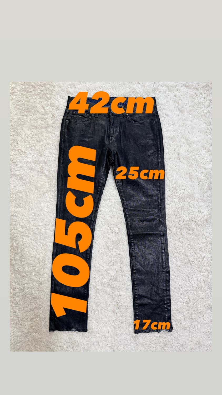 플랙진 베를린 코팅 블랙 데님 상품이미지2